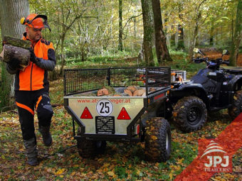 Przyczepa ATV Ogrodnik i quad roboczy