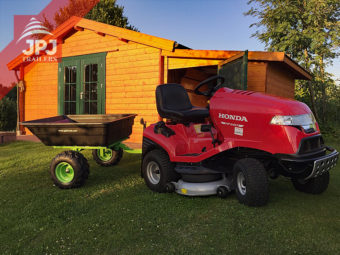 Traktor ogrodowy i przyczepa JOBER