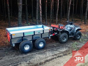 Przyczepy dwuosiowe ATV do quadów