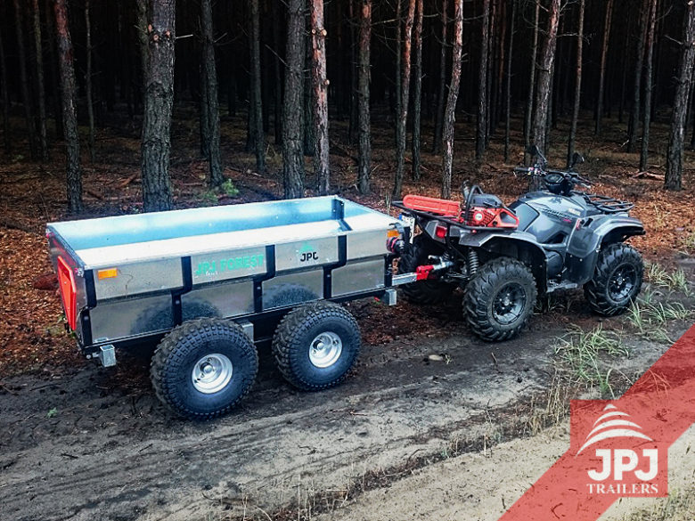 Przyczepy dwuosiowe ATV do quadów